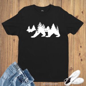 Bear Tree Animal T Shirts