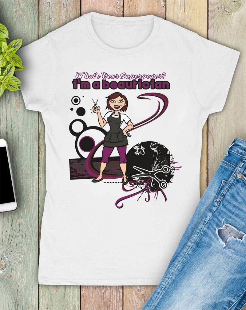 Beautician Graphic Slogan Women T Shirt