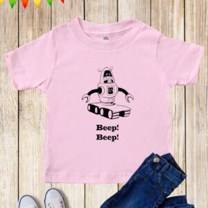 Beep Beep Robot Kids T Shirt