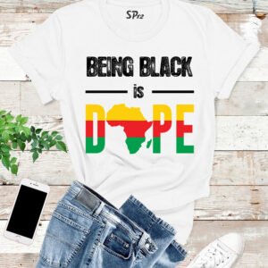 Being Black Is Dope Patriot T Shirt