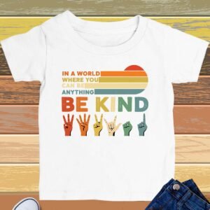 Be Kind Retro Kids T Shirt