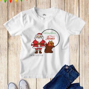 Believe In Jesus Christmas Kids T Shirt