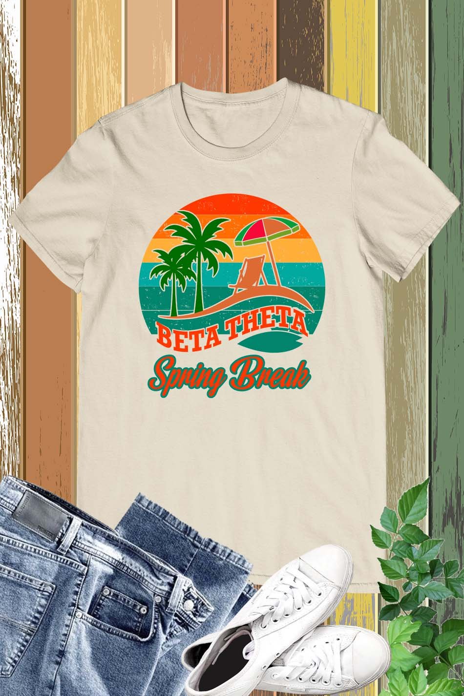 Greek Letter Beta Theta Spring Break Shirts