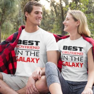 Best Boyfriend And Girlfriend In The Galaxy Couple T Shirt
