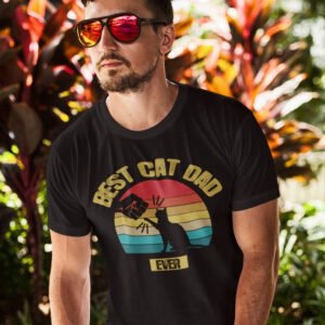 Best Cat Dad Ever T Shirt