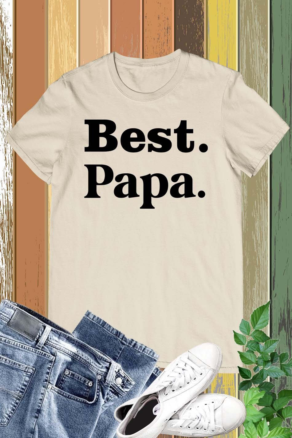 Best Papa Ever Men's T Shirt - Image 14