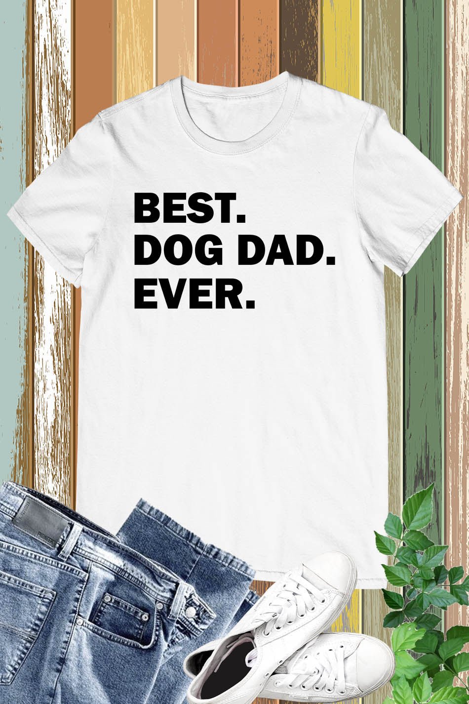 Mens Best Dog Dad Ever Shirt - Image 14