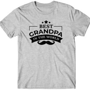 Best Grandpa In The World Customized Grandpa T-Shirts