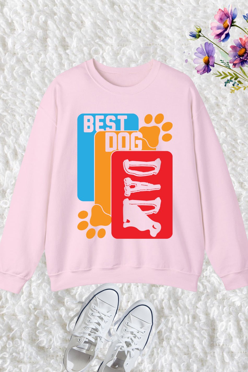 Best Dog Dad Sweatshirt - Image 3
