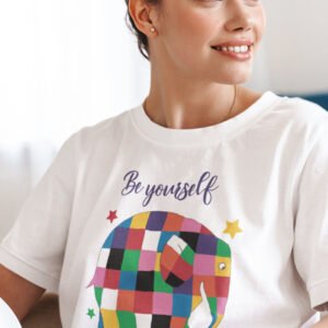 Be Yourself Elmer Theme Teacher T Shirt
