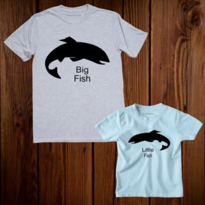 Big Fish Little Fish Matching T Shirt