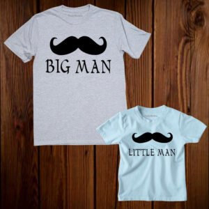 Big Man Little Man Father Son Matching T Shirt