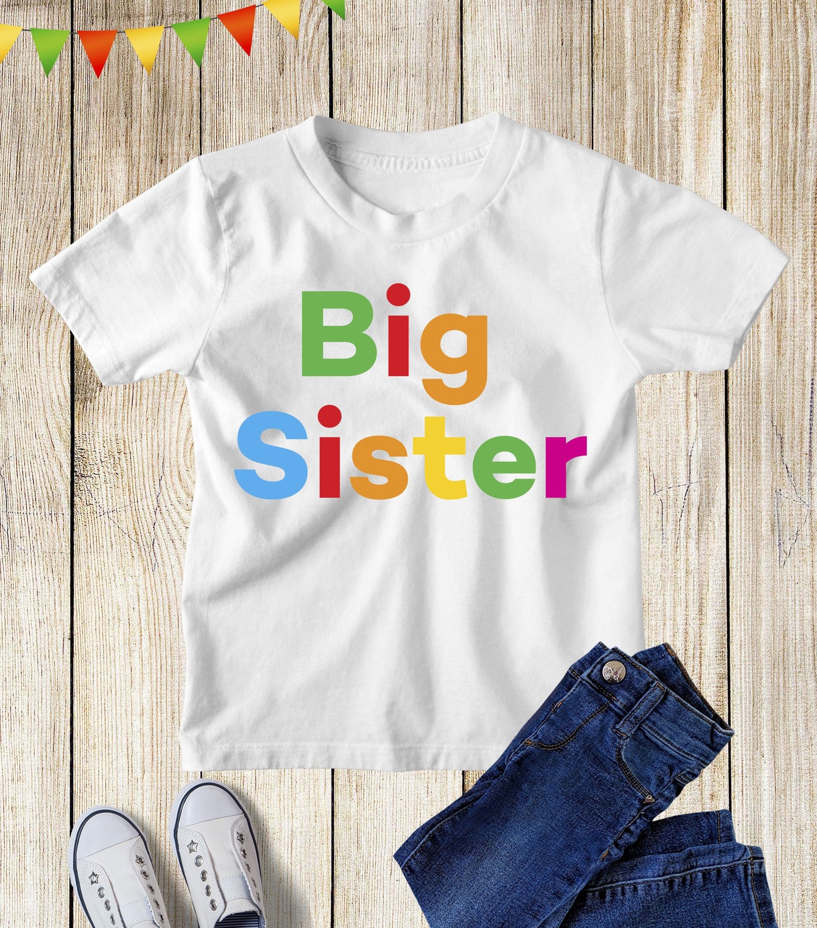 Big Sister And Little Brother Outfits Matching Family T-Shirt - Image 2