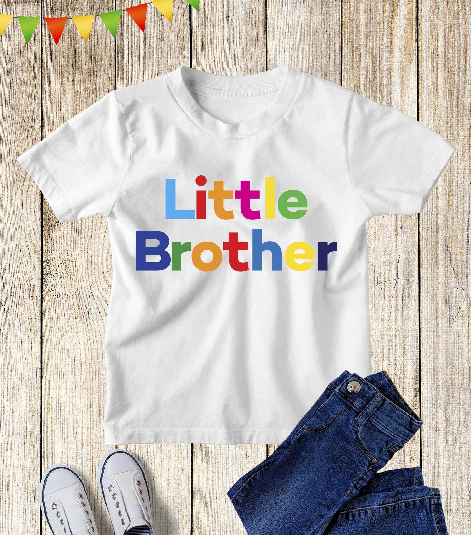 Big Sister And Little Brother Outfits Matching Family T-Shirt - Image 3