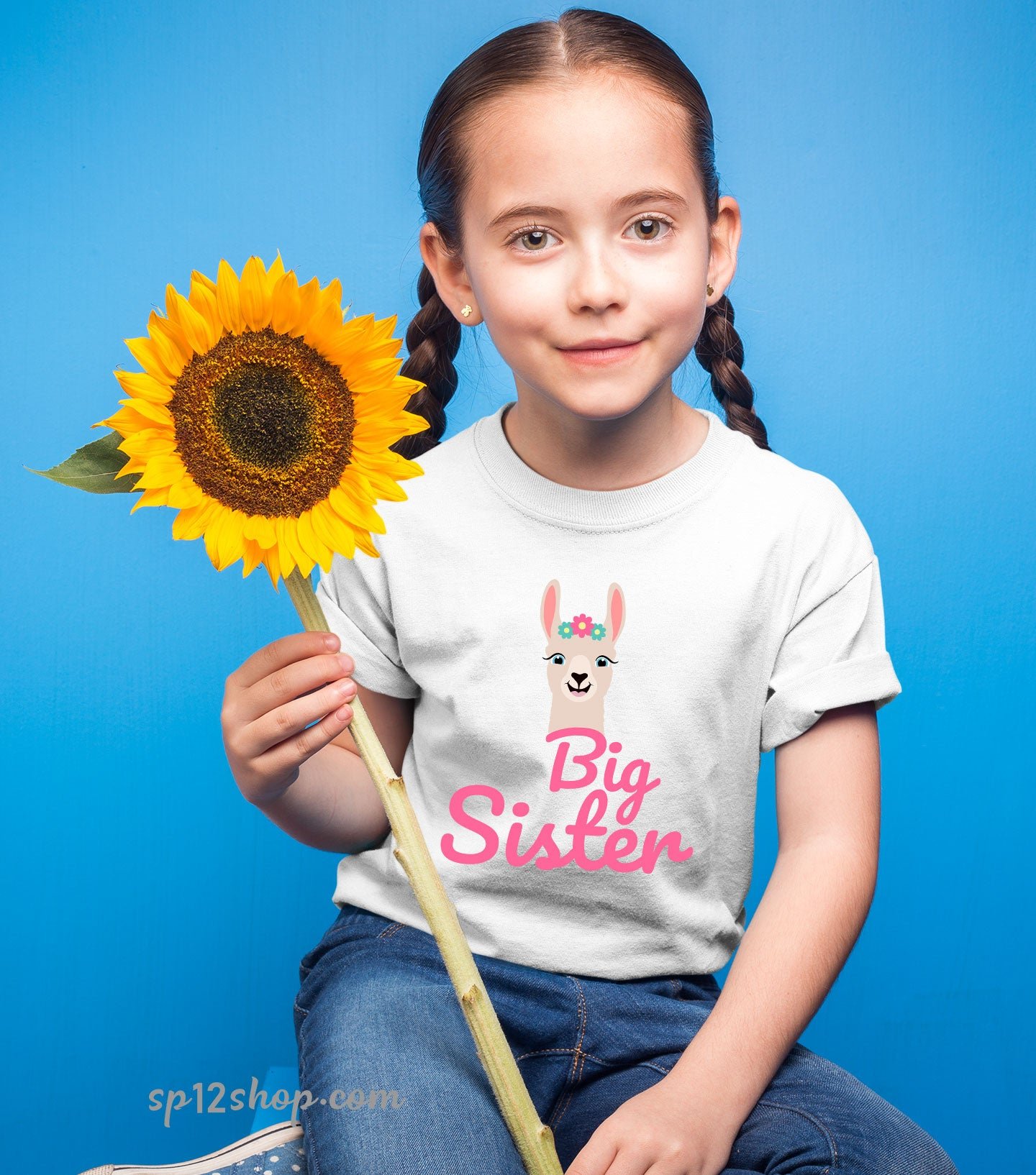 Big Sister Llama T Shirt