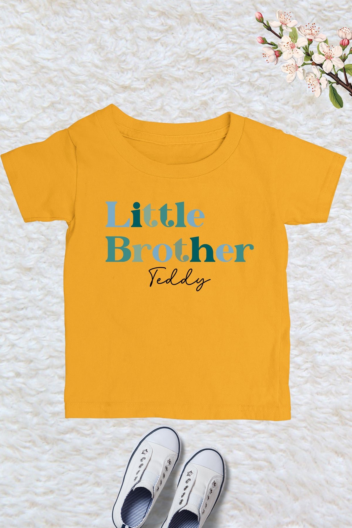 Little Brother Custom Name Trendy Shirt - Image 4