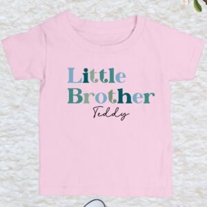 Little Brother Custom Name Trendy Shirt