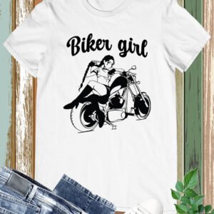 Biker Girl Bike Woman Shirt