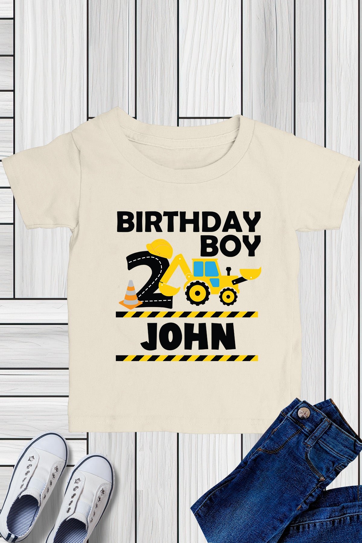 Custom 2nd Birthday Boy T Shirt - Image 5