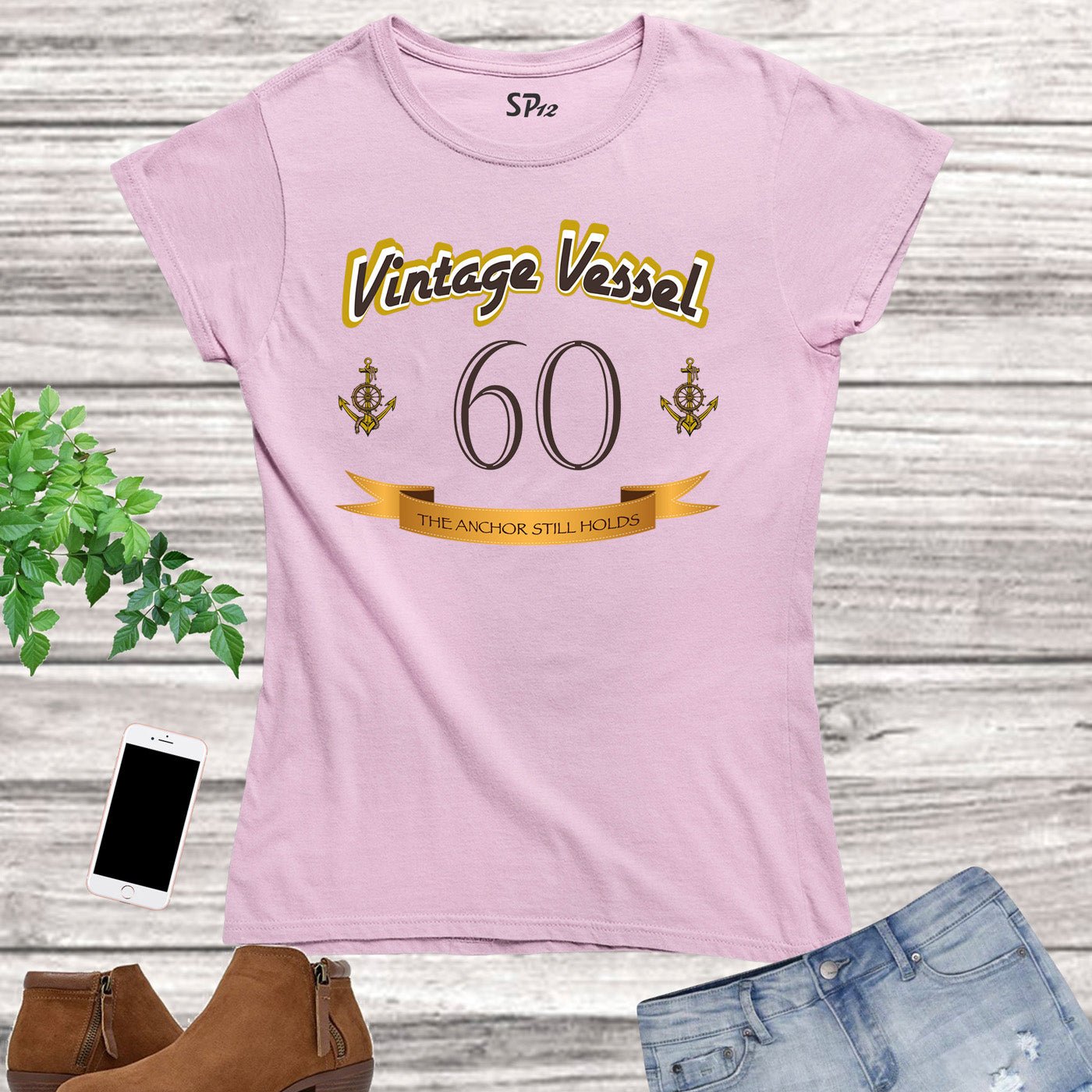 Birthday T Shirt Women 60 Sixty Years Vintage