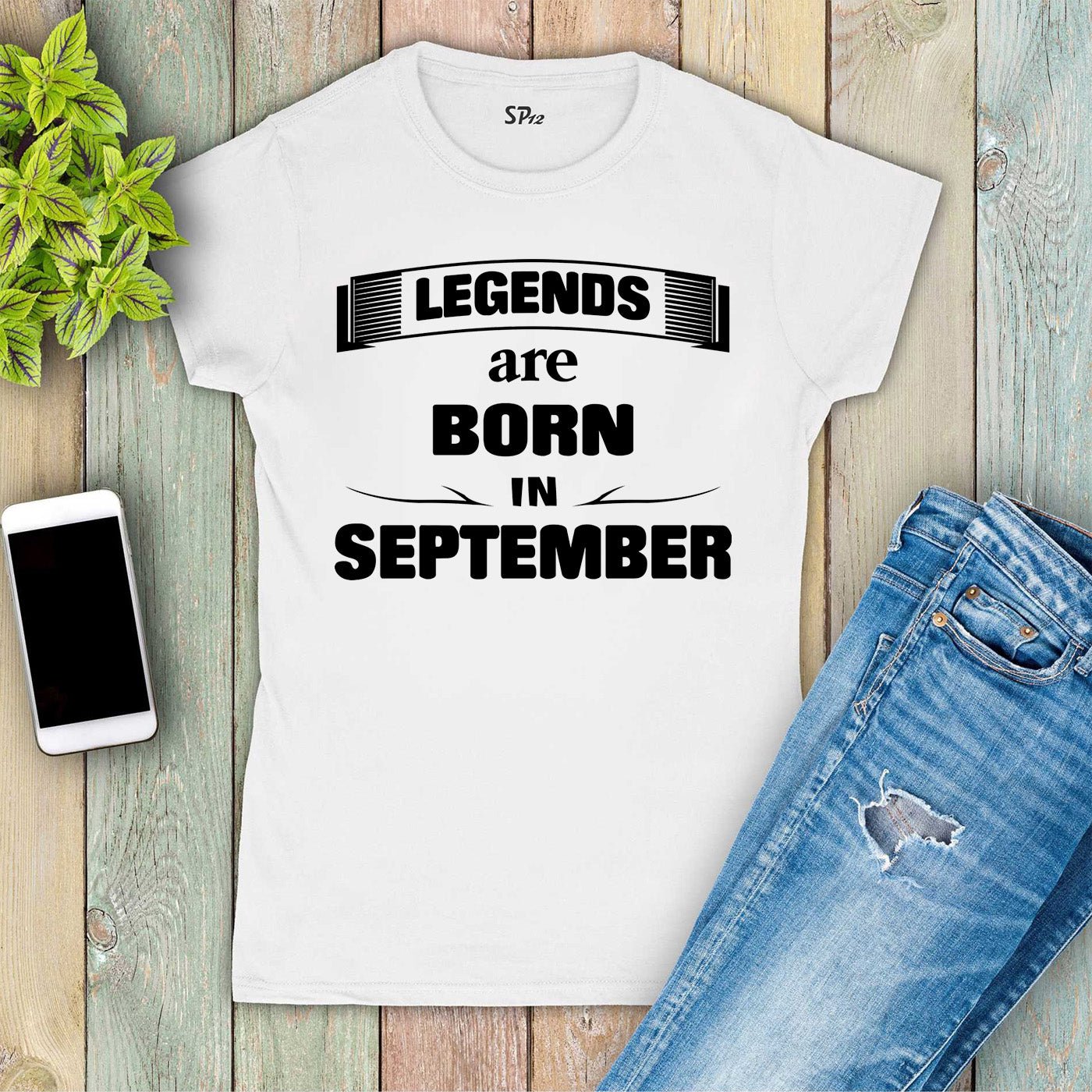 Birthday T Shirt Women Legends Born In September