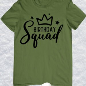Birthday Squad Funny Shirts