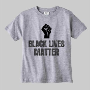 Black Lives Matter Fist Symbol Kids T Shirt Anti Racist RevolutionTee Shirt