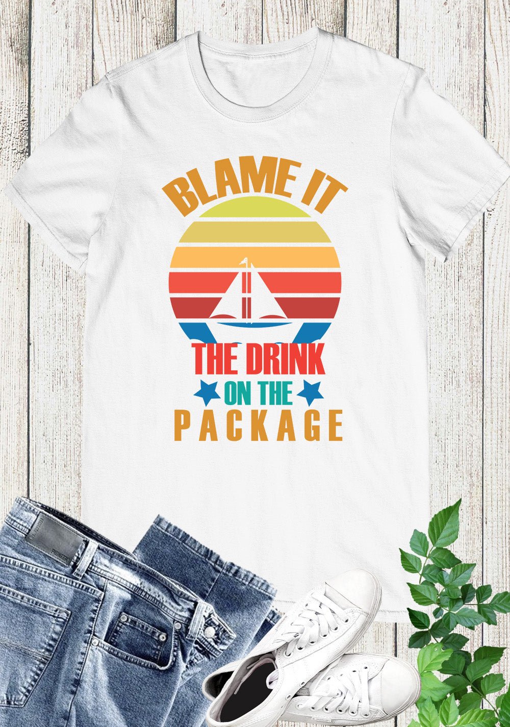 Blame It On The Drink Package T Shirt