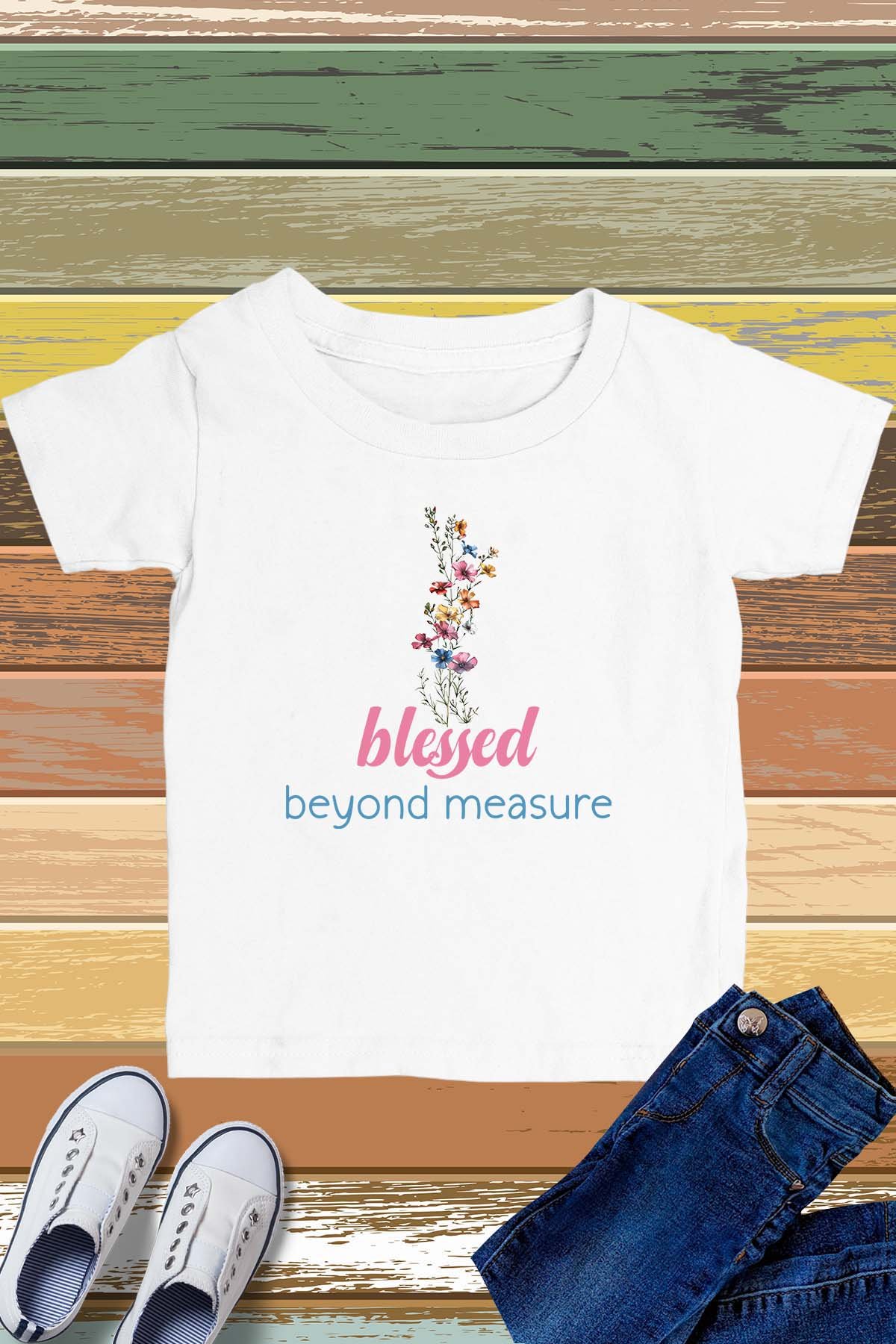 Blessed Beyond Measure Kids T Shirt