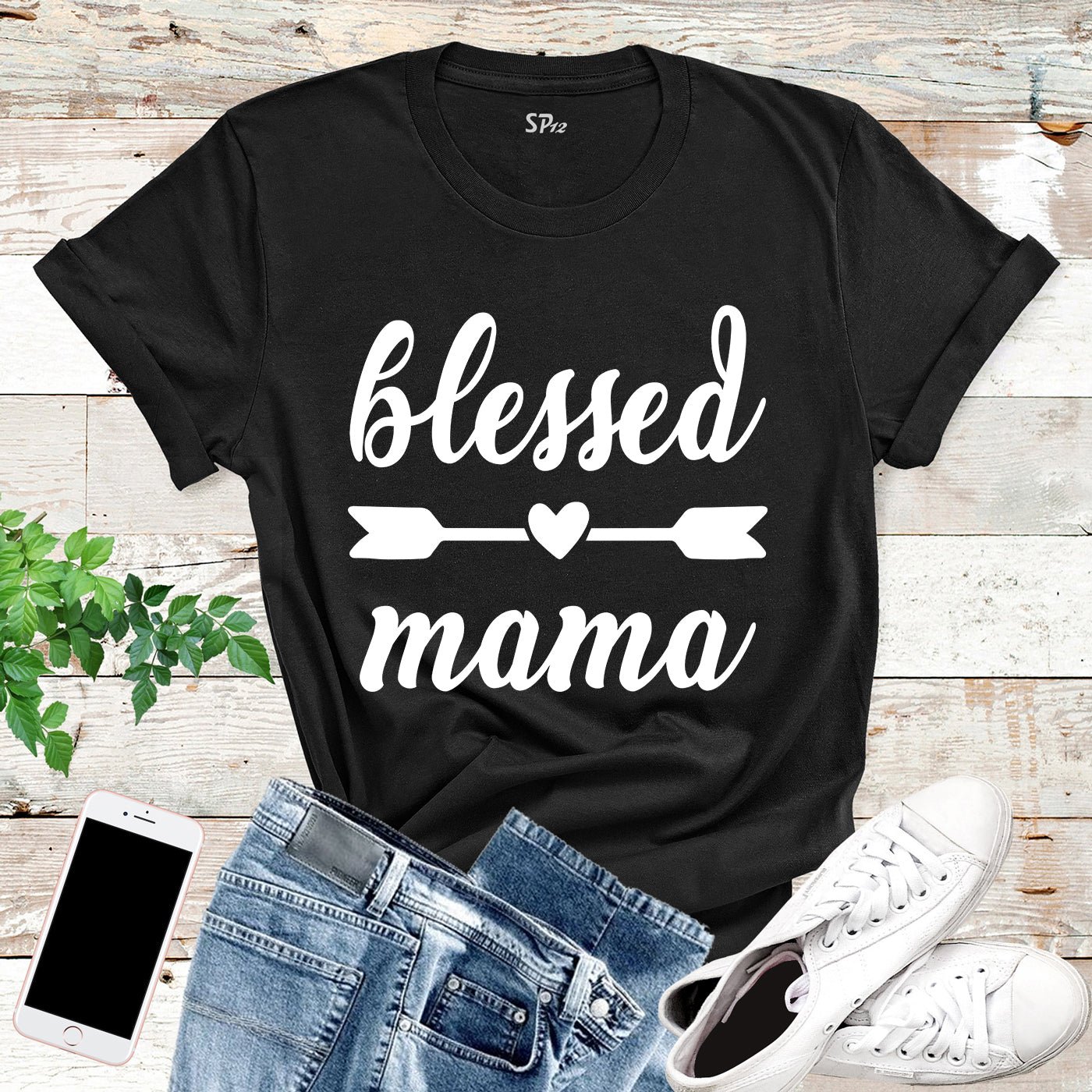 Blessed Mama T Shirt Gifts - Image 6