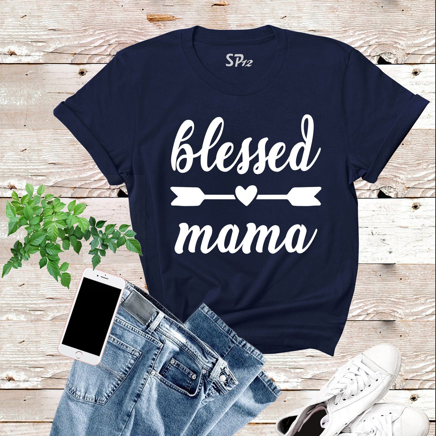 Blessed Mama T Shirt Gifts - Image 8