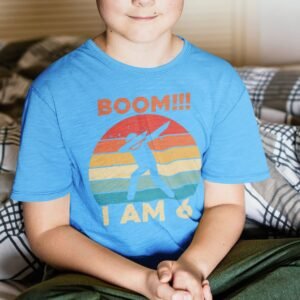 Boom I'm Six Birthday Shirt