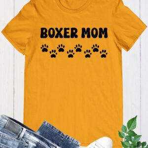 Boxer Mom T Shirt