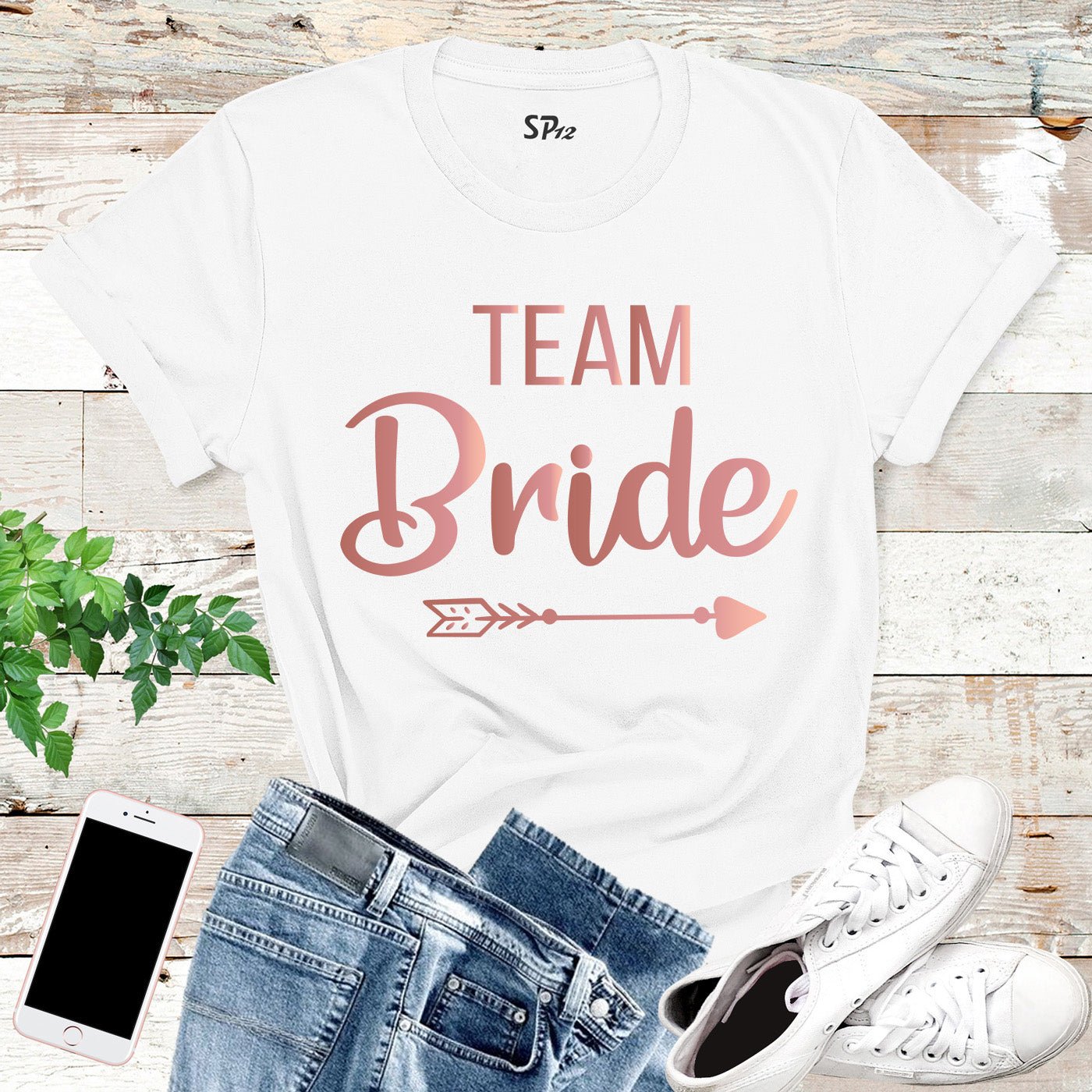 Bride And Team Bride T Shirts Bachelorette Party Hen Party Bridesmaid Wedding Party Tshirt