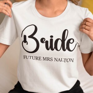 Bride Custom Future Mrs T Shirt