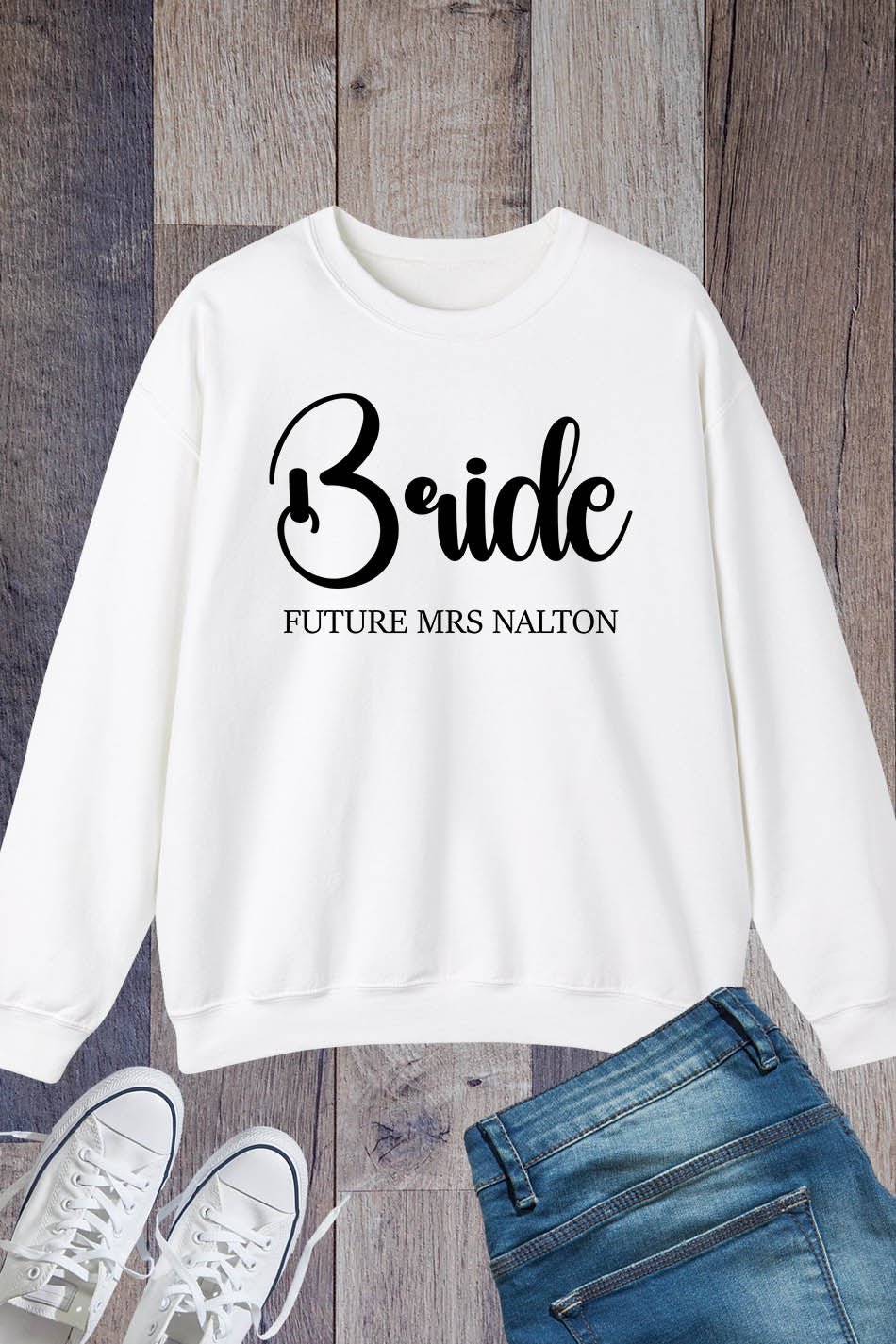 Bride Custom Future Mrs Sweatshirt - Image 3