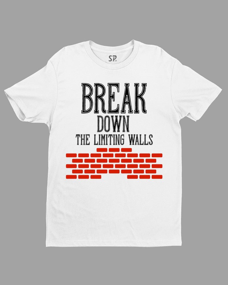 Break Down the Limiting Walls Awareness T Shirt