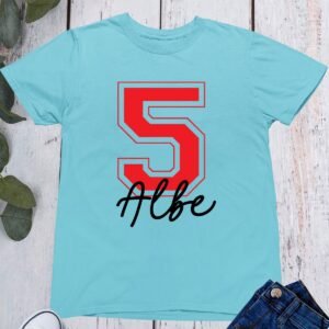 Kids Custom Birthday Shirt With Age and name