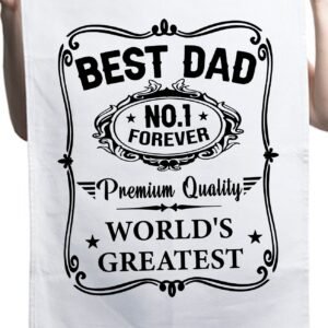 Dad Forever Premium Quality Custom Fathers Day Kitchen Table Tea Towel