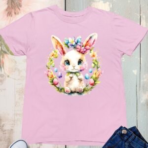 Cute Bunny Kids T Shirt