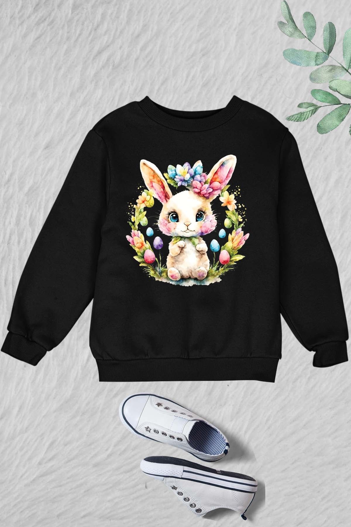 Cute Bunny Kids Sweatshirt