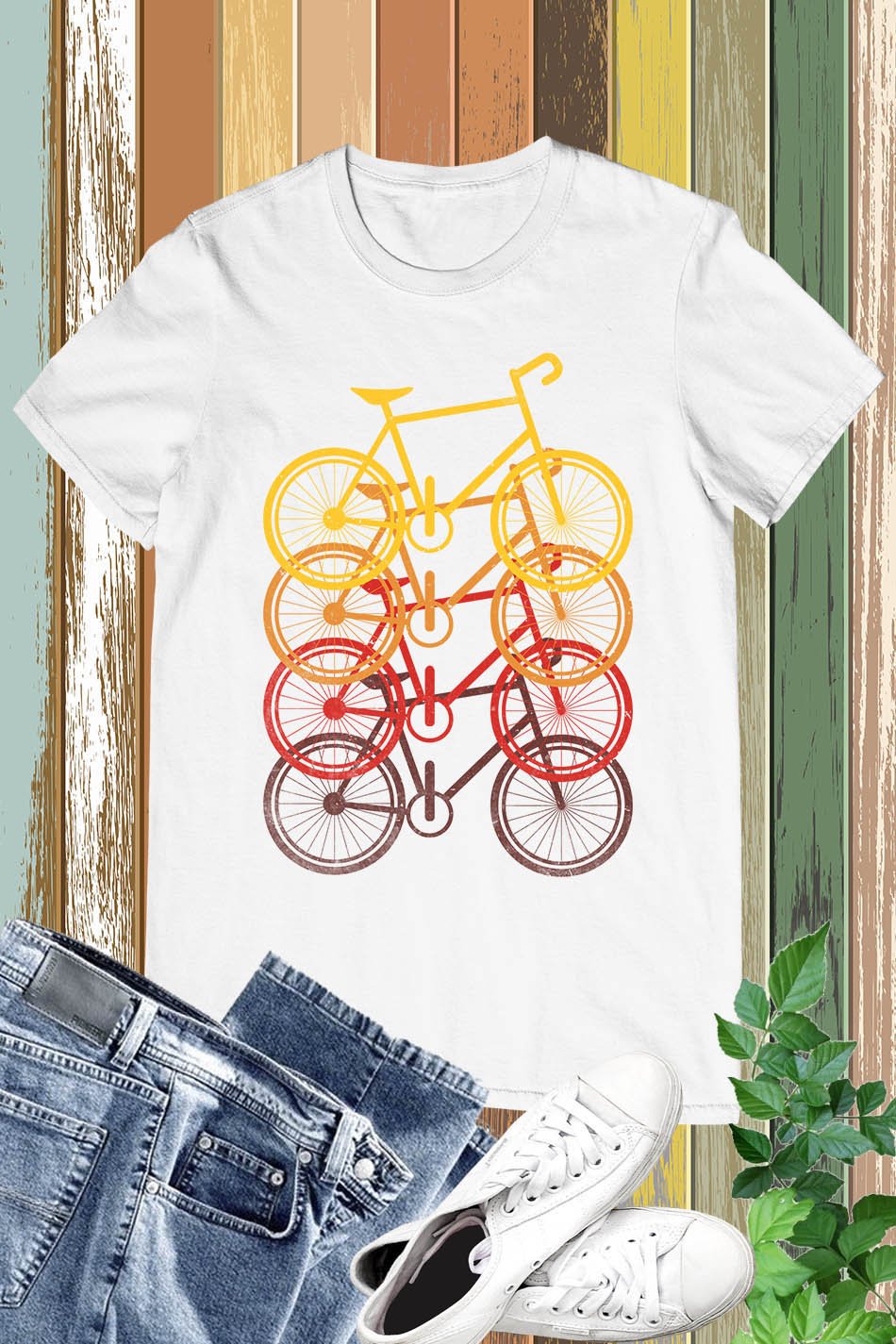 Bicycle Retro Cycling T-shirt