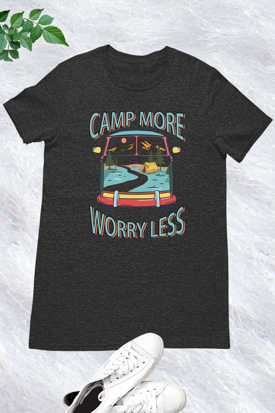 Camp More Worry Less Retro Shirts