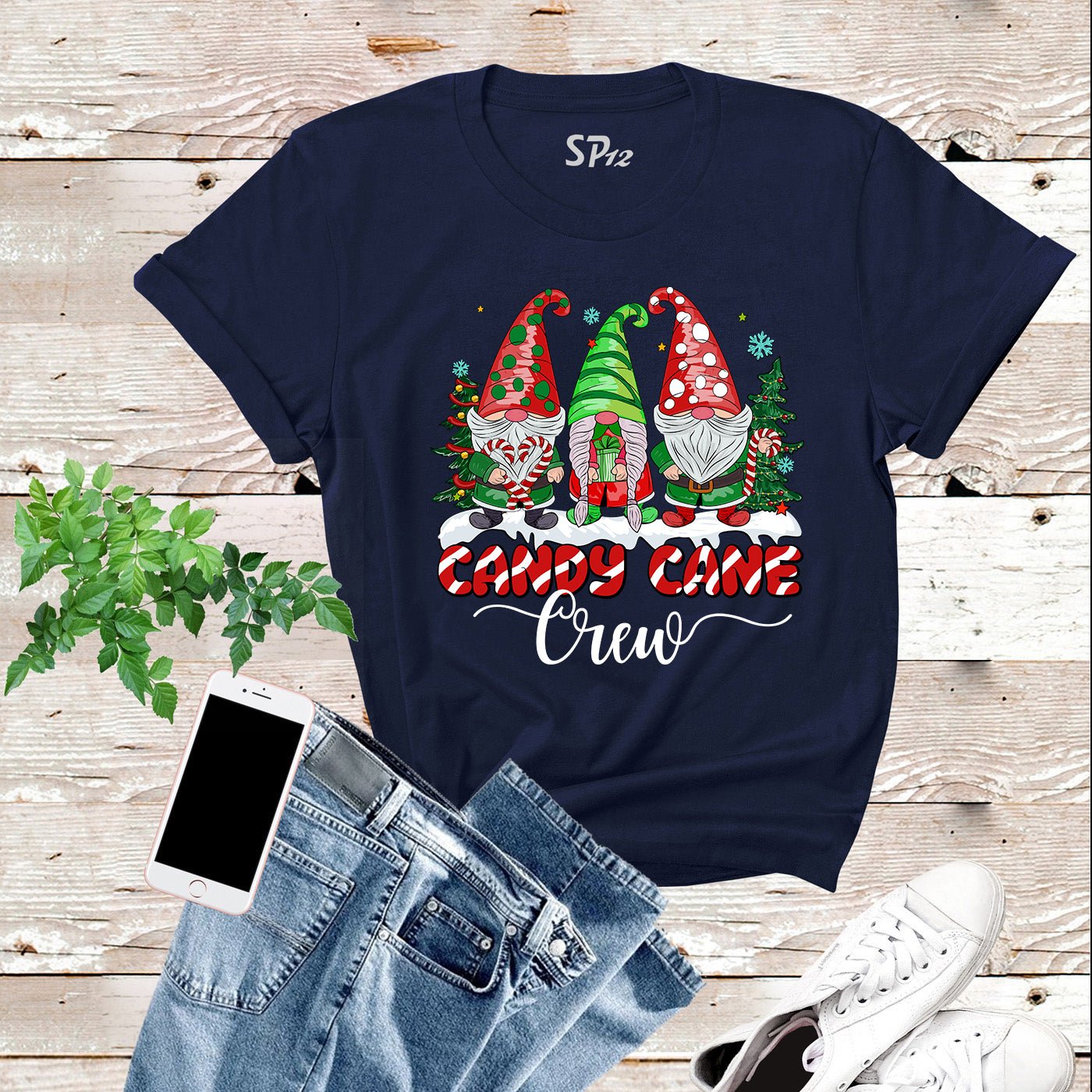 Candy Cane Crew T Shirt - Image 8