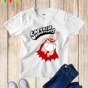 Captain Underpants Kids World Book Day T Shirt