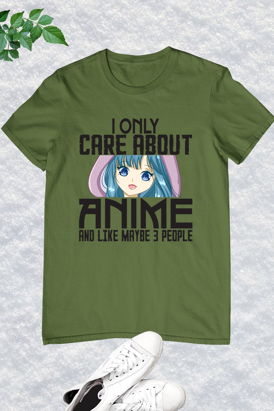 I Only Care About Anime Shirt - Image 5