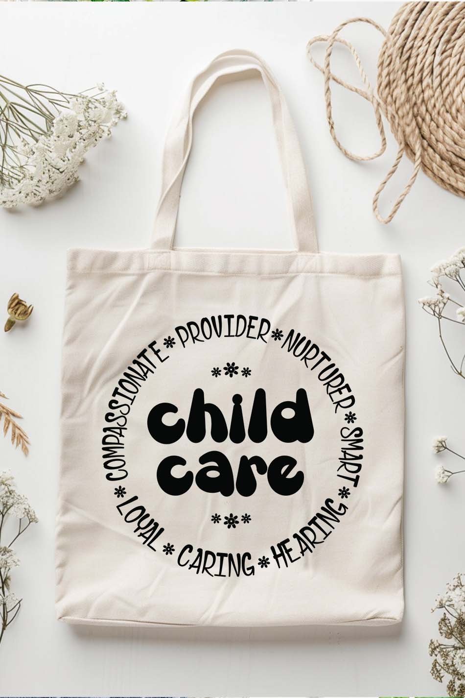 Daycare Tote Bag for Teachers