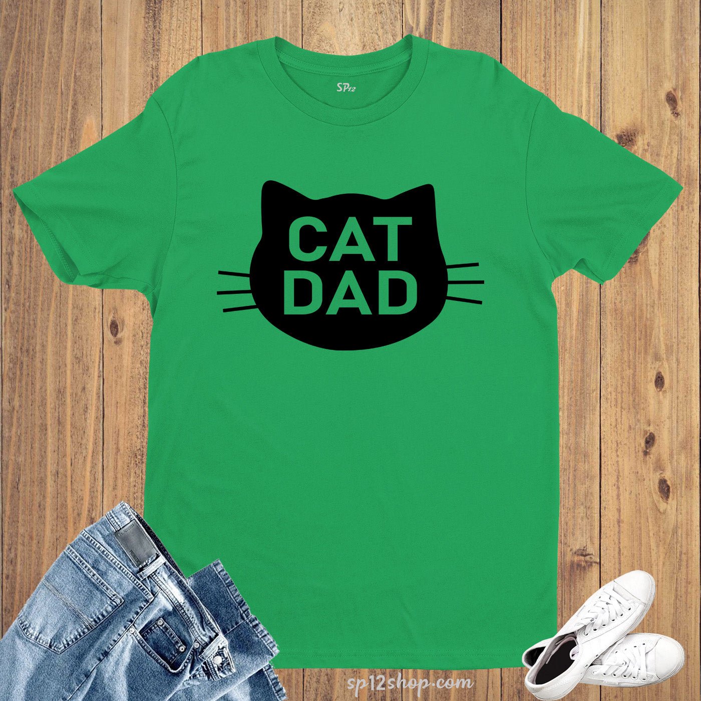 Cat Dad T Shirt