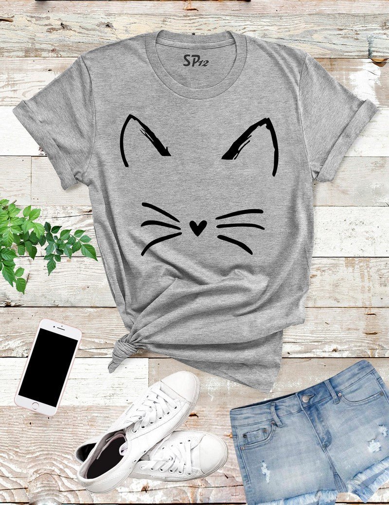 Cat Face T Shirt