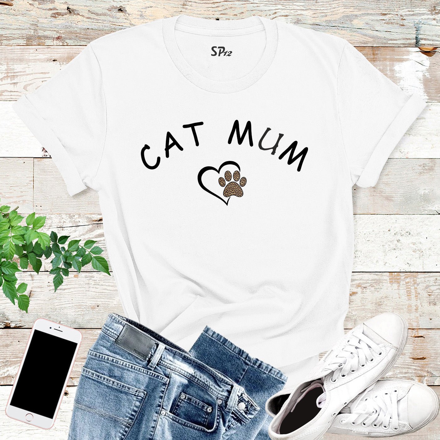 Cat Mum T Shirt